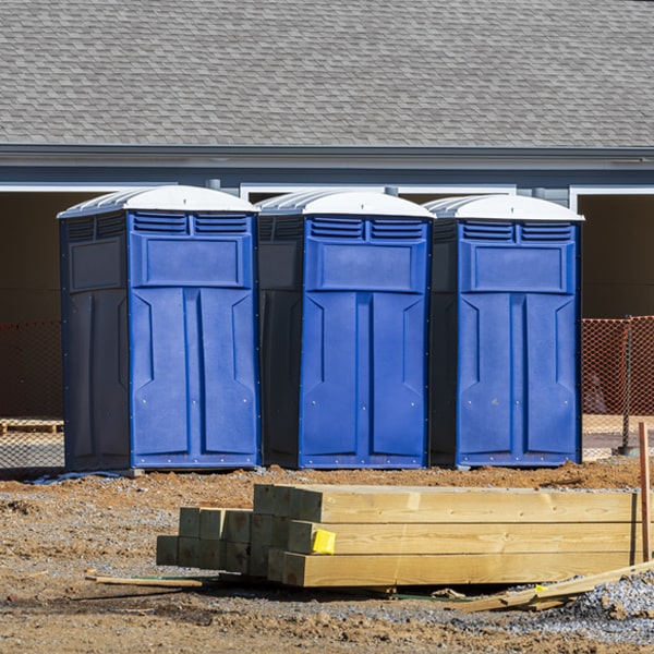 are there any restrictions on where i can place the porta potties during my rental period in Fay OK